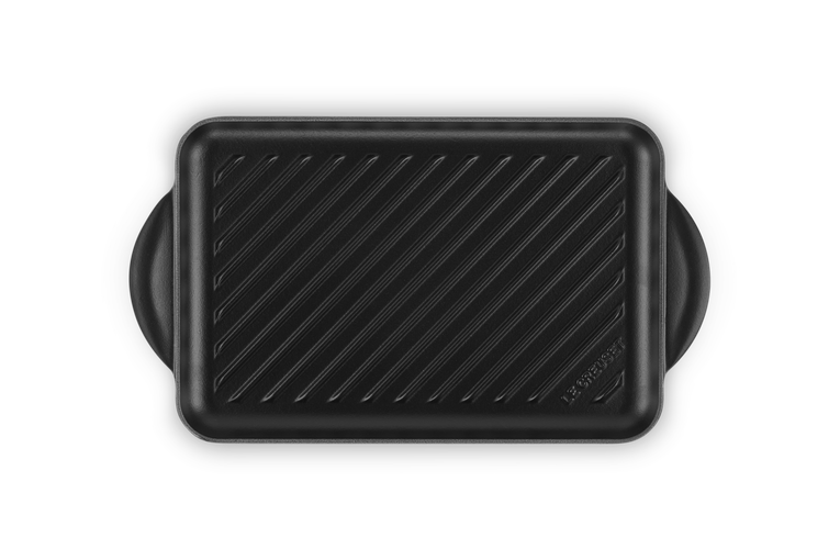 Le Creuset 32cm Cast Iron Rectangular Grill - Satin Black | 20202320000460