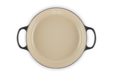 Le Creuset Signature 30cm Cast Iron Shallow Casserole - Satin Black | 21178300002430