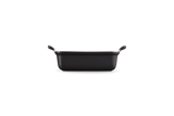 Le Creuset 19cm Stoneware Heritage Rectangular Dish - Satin Black | 71102190000001