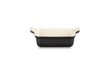 Le Creuset 19cm Stoneware Heritage Rectangular Dish - Satin Black | 71102190000001