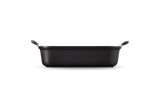 Le Creuset 26cm Stoneware Heritage Rectangular Dish - Satin Black | 71102260000001