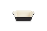 Le Creuset 19cm Stoneware Heritage Rectangular Dish - Satin Black | 71102190000001