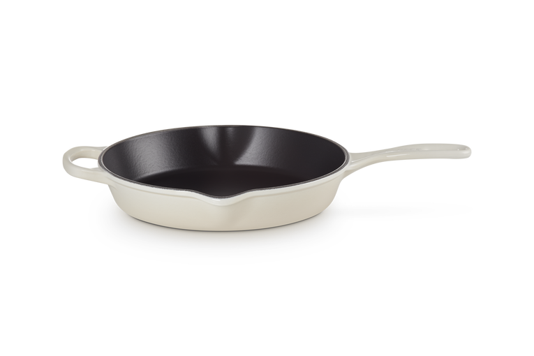 Le Creuset Signature 26cm Cast Iron Deep Skillet - Meringue | 20187267160422