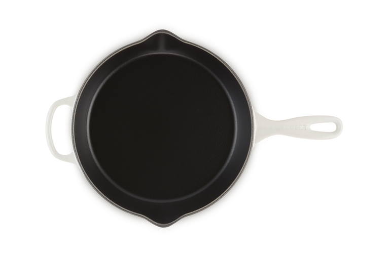 Le Creuset Signature 26cm Cast Iron Deep Skillet - Meringue | 20187267160422