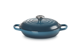 Le Creuset Signature 26cm Cast Iron Shallow Casserole - Deep Teal | 21180266422430