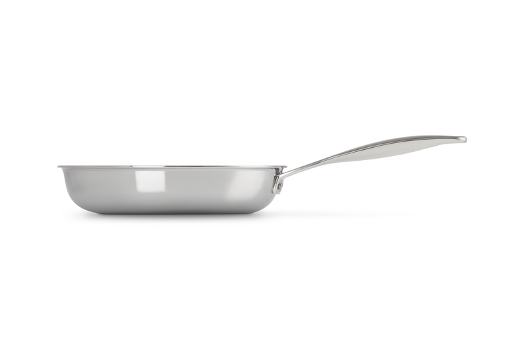 Le Creuset Signature 24cm Uncoated Frying Pan - Stainless Steel | 96600224000100