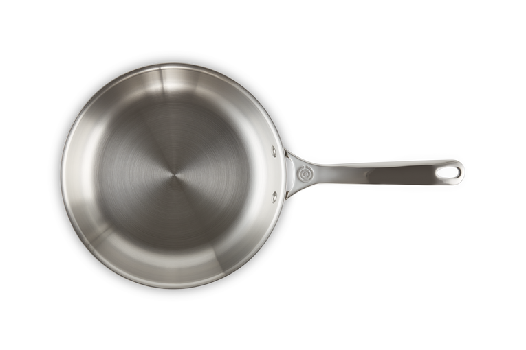 Le Creuset Signature 24cm Uncoated Frying Pan - Stainless Steel | 96600224000100
