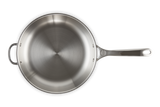 Le Creuset Signature 28cm Uncoated Frying Pan with Helper Handle - Stainless Steel | 96600228000100