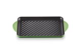 Le Creuset 32cm Cast Iron Rectangular Grill - Bamboo Green | 20202324080460