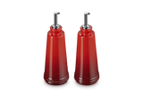Le Creuset Signature Stoneware 300ml Oil & Vinegar Set  - Cerise | 80842300600003