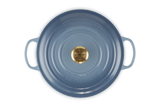 Le Creuset Signature 28cm Cast Iron Round Casserole - Chambray | 21177284344441