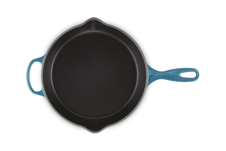 Le Creuset Signature 26cm Cast Iron Deep Skillet - Deep Teal | 20187266420422