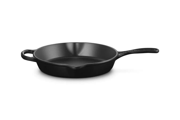 Le Creuset Signature 26cm Cast Iron Deep Skillet - Satin Black | 20187260000422