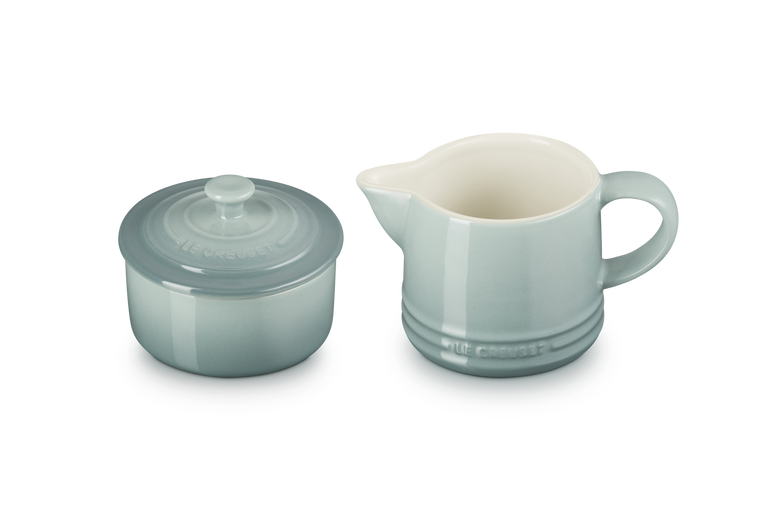Le Creuset Signature Stoneware Milk & Sugar Set  - Sea Salt | 89331007170003