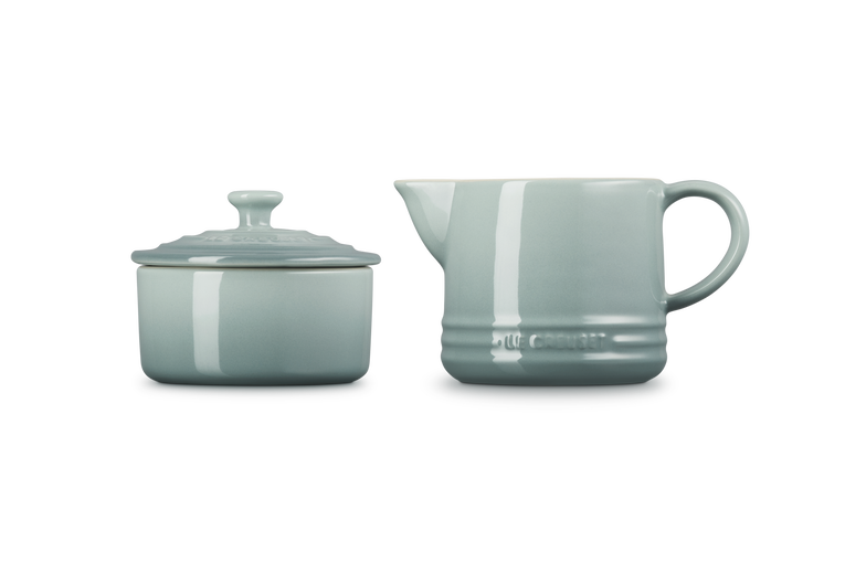 Le Creuset Signature Stoneware Milk & Sugar Set  - Sea Salt | 89331007170003