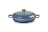 Le Creuset Signature 26cm Cast Iron Shallow Casserole - Chambray | 21180264344441