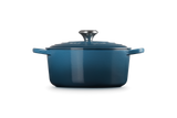 Le Creuset Signature 24cm Cast Iron Round Casserole - Deep Teal | 21177246422430