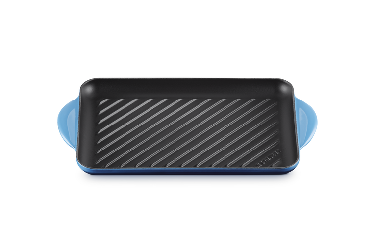 Le Creuset 32cm Cast Iron Rectangular Grill - Azure | 20202322200460