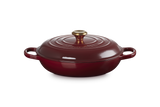 Le Creuset Signature 30cm Cast Iron Shallow Casserole - Garnet | 21180309494441