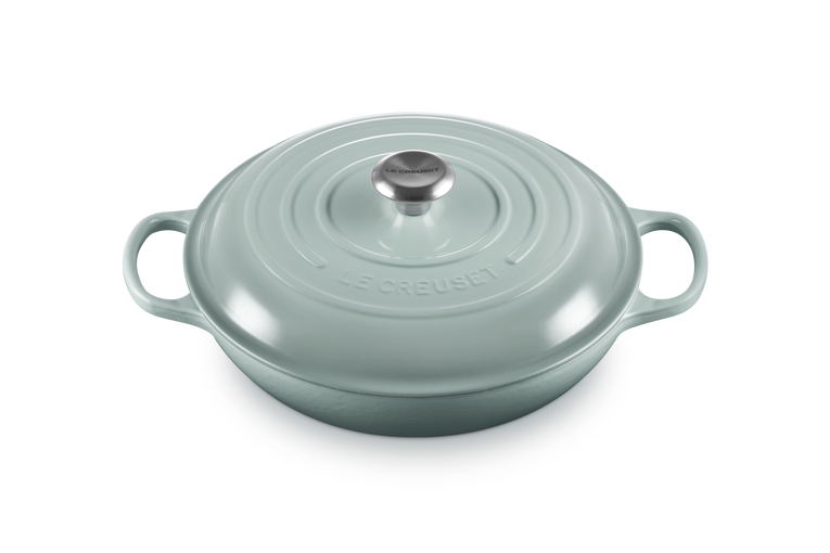 Le Creuset Signature 30cm Cast Iron Shallow Casserole - Sea Salt | 21180307174430