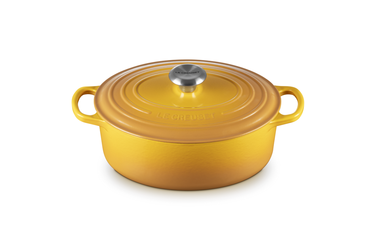Le Creuset Signature 27cm Cast Iron Oval Casserole - Nectar | 21178276724430