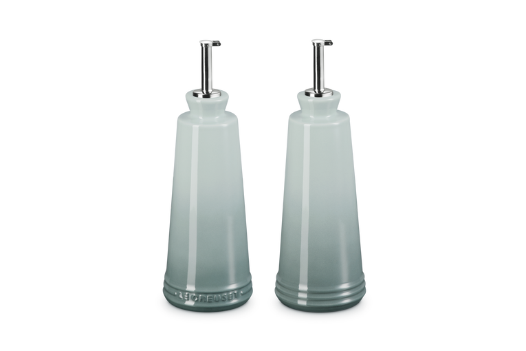 Le Creuset Signature Stoneware 300ml Oil & Vinegar Set  - Sea Salt | 80842307170003