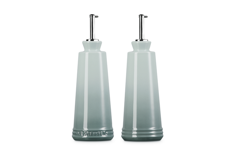 Le Creuset Signature Stoneware 300ml Oil & Vinegar Set  - Sea Salt | 80842307170003