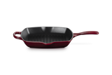 Le Creuset Signature 26cm Cast Iron Square Grillit - Garnet | 20183269490422