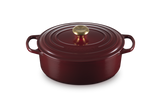 Le Creuset Signature 29cm Cast Iron Oval Casserole - Garnet | 21178299494441