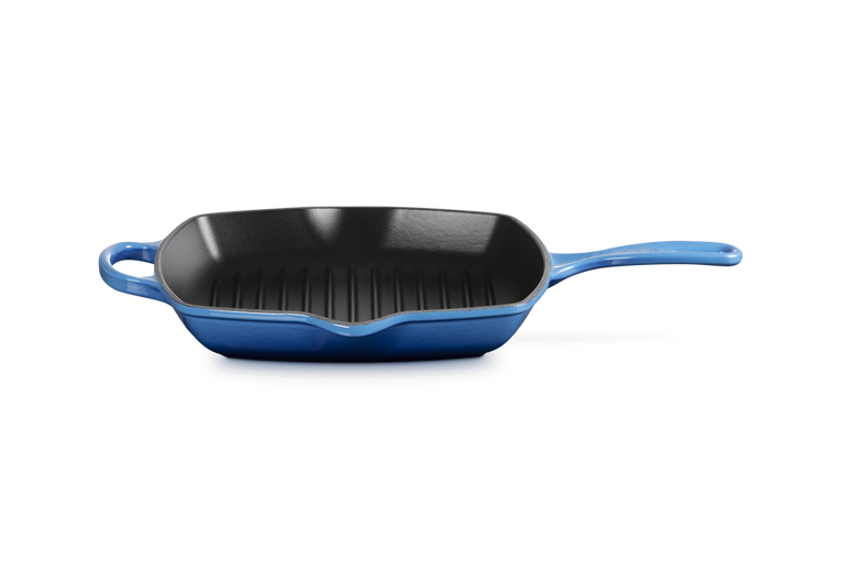 Le Creuset Signature 26cm Cast Iron Square Grillit - Azure | 20183262200422
