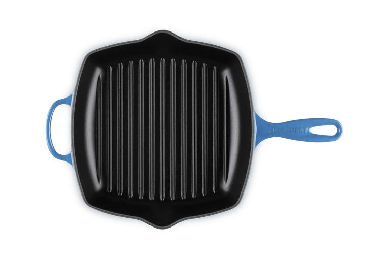 Le Creuset Signature 26cm Cast Iron Square Grillit - Azure | 20183262200422