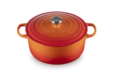Le Creuset Signature 28cm Cast Iron Round Casserole - Volcanic | 21177280902430