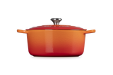 Le Creuset Signature 28cm Cast Iron Round Casserole - Volcanic | 21177280902430