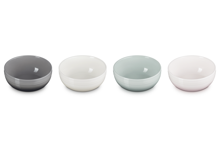 Le Creuset Stoneware Coupe Set of 4 Cereal Bowls | 79291857978019