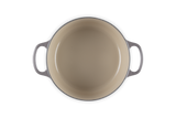 Le Creuset Signature 24cm Cast Iron Round Casserole - Flint | 21177244442430