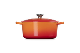 Le Creuset Signature 22cm Cast Iron Round Casserole - Volcanic | 21177220902430