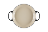 Le Creuset Signature 26cm Cast Iron Shallow Casserole - Satin Black | 21180260002430