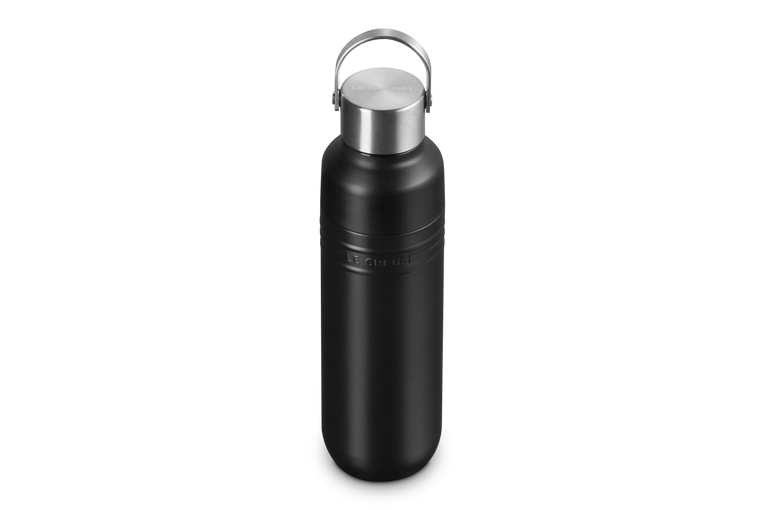 Le Creuset 500ml Insulated On the Go Bottle - Satin Black | 41066280000001