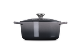 Le Creuset Signature 20cm Cast Iron Round Casserole - Flint | 21177204442430