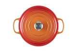 Le Creuset Signature 26cm Cast Iron Round Casserole - Volcanic | 21177260902430