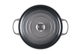 Le Creuset Signature 28cm Cast Iron Round Casserole - Flint | 21177284442430