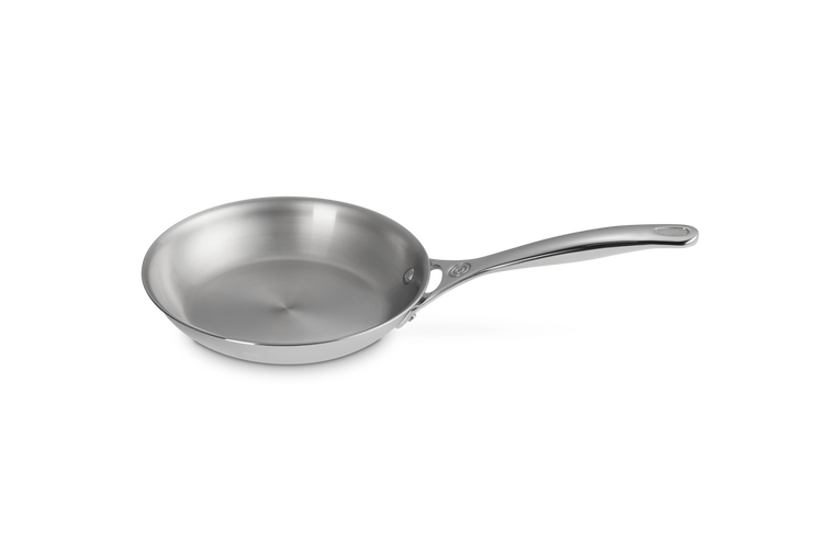 Le Creuset Signature Uncoated Shallow Frying Pan - Stainless Steel | 96600220000100
