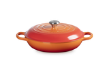 Le Creuset Signature 30cm Cast Iron Shallow Casserole - Volcanic | 21180300902430