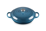 Le Creuset Signature 30cm Cast Iron Shallow Casserole - Deep Teal | 21180306422430