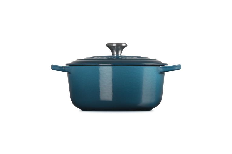 Le Creuset Signature 20cm Cast Iron Round Casserole - Deep Teal | 21177206422430