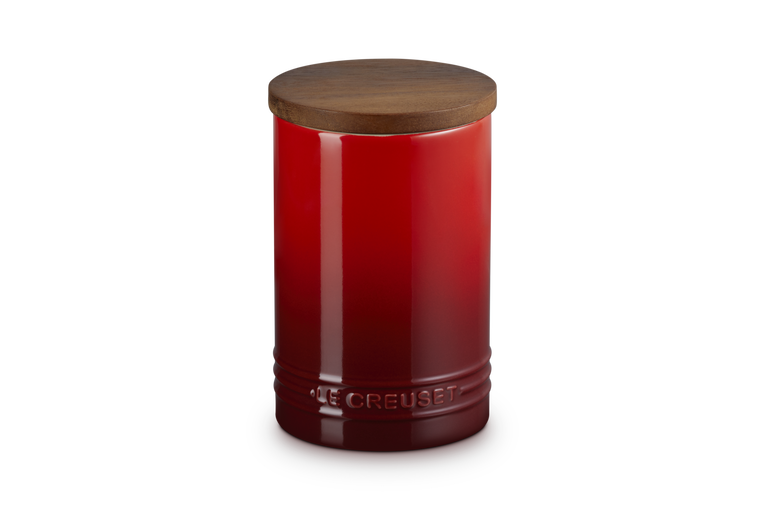 Le Creuset 770ml Stoneware Signature Storage Jar  - Cerise | 70819770600099