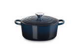Le Creuset Signature 24cm Cast Iron Round Casserole - Nuit | 21177241294475