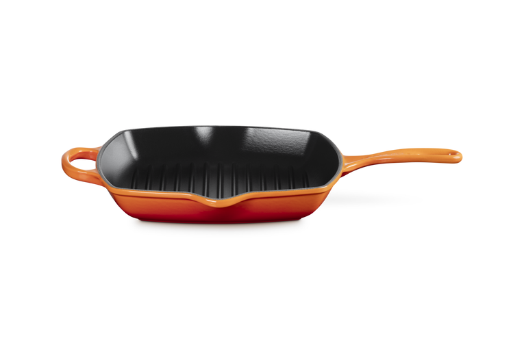 Le Creuset Signature 26cm Cast Iron Square Grillit - Volcanic | 20183260900422