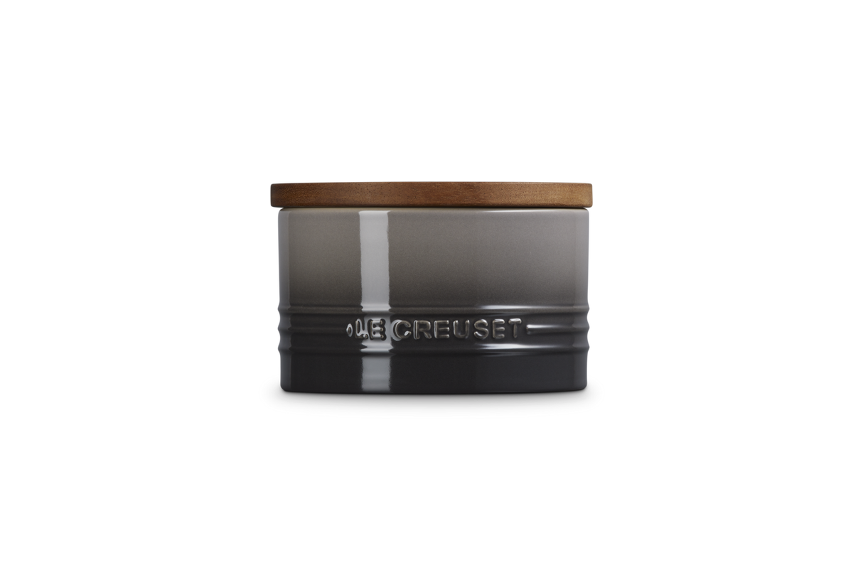 Le Creuset 470ml Stoneware Signature Storage Jar  - Flint | 70819474440099