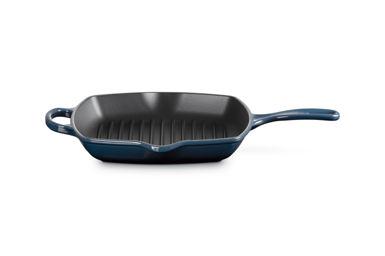 Le Creuset Signature 26cm Cast Iron Square Grillit - Nuit | 20183261290422